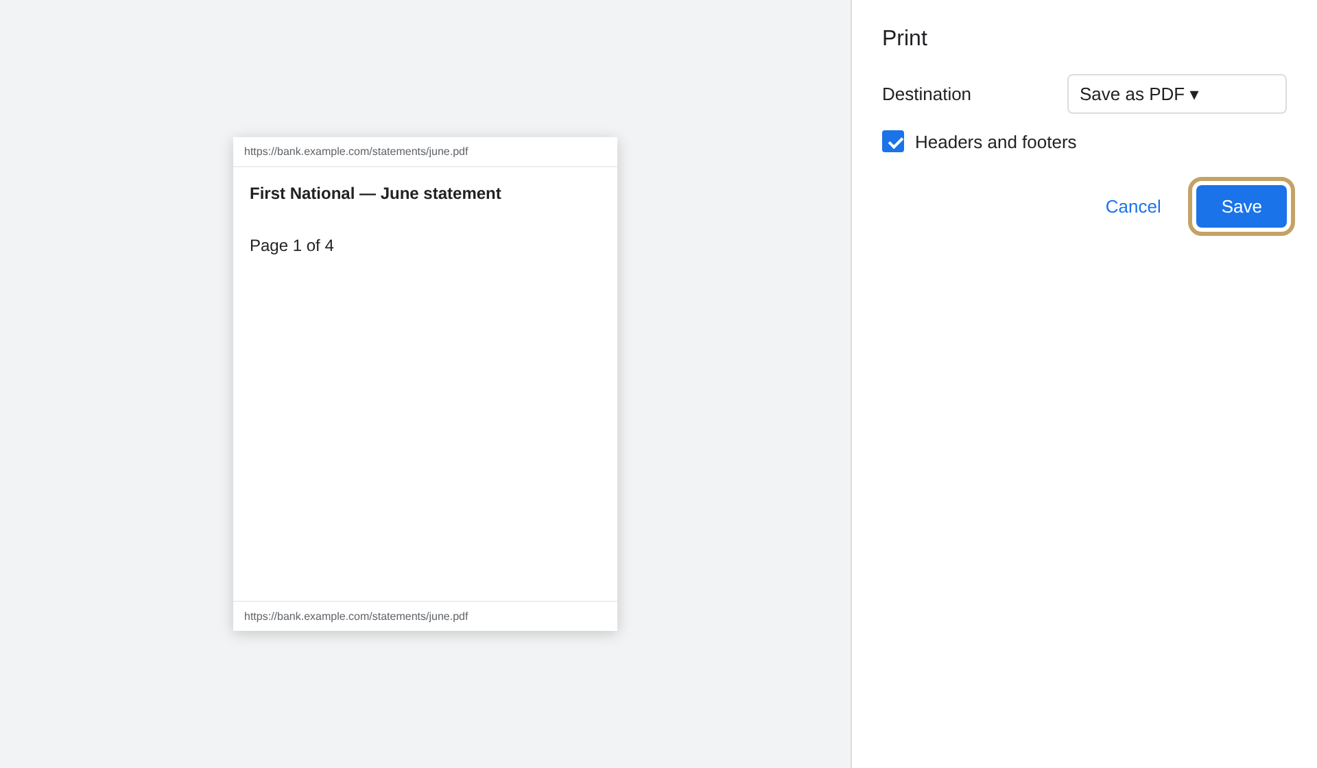 Save. Send every page — not a cropped screenshot.